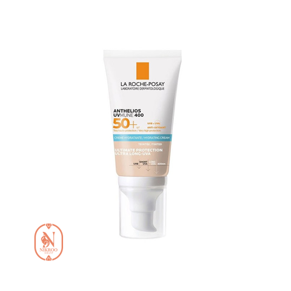 کرم ضد آفتاب رنگی لاروش پوزای مدل هیدرا SPF 50 پوست نرمال تا خشک