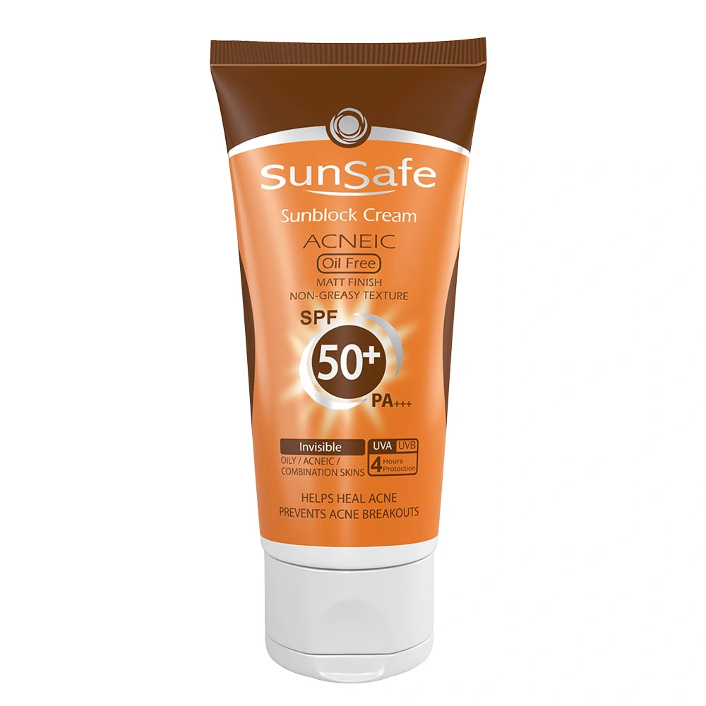 کرم ضد آفتاب فاقد چربی +SPF 50 سان سیف