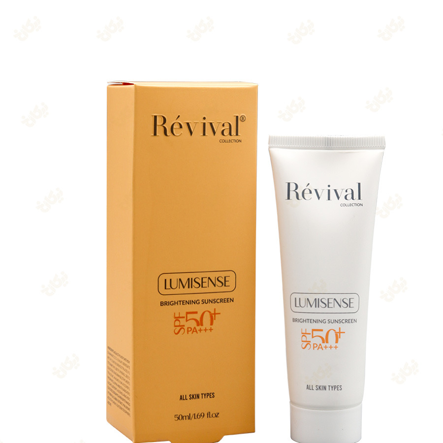کرم ژل ضد آفتاب ضدلک و روشن کننده SPF50+ رویوال 50ml