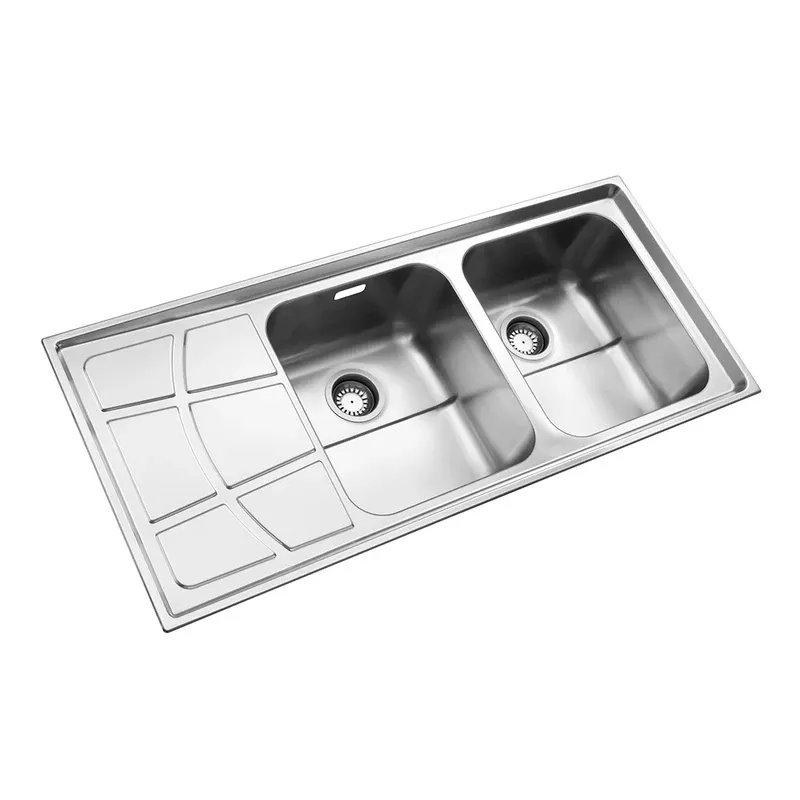 سینک دو لگنه ظرفشویی فانتزی 762 توکار