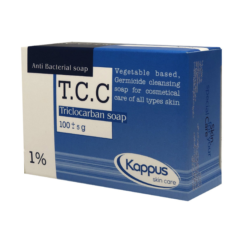 صابون شستشو کاپوس اسکین کر مدل triclocarban وزن100 گرم