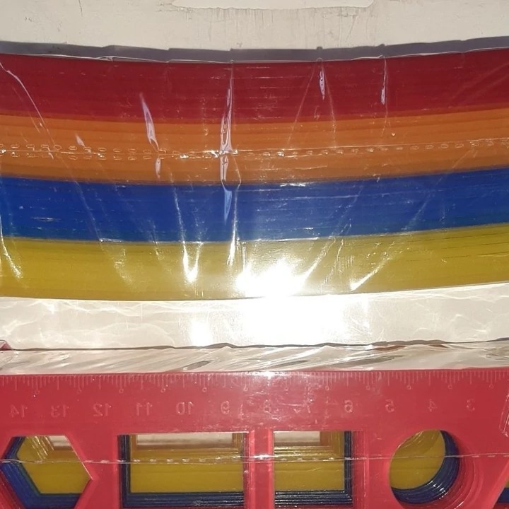 خط کش 20 سانتی ژله ای شابلون دار