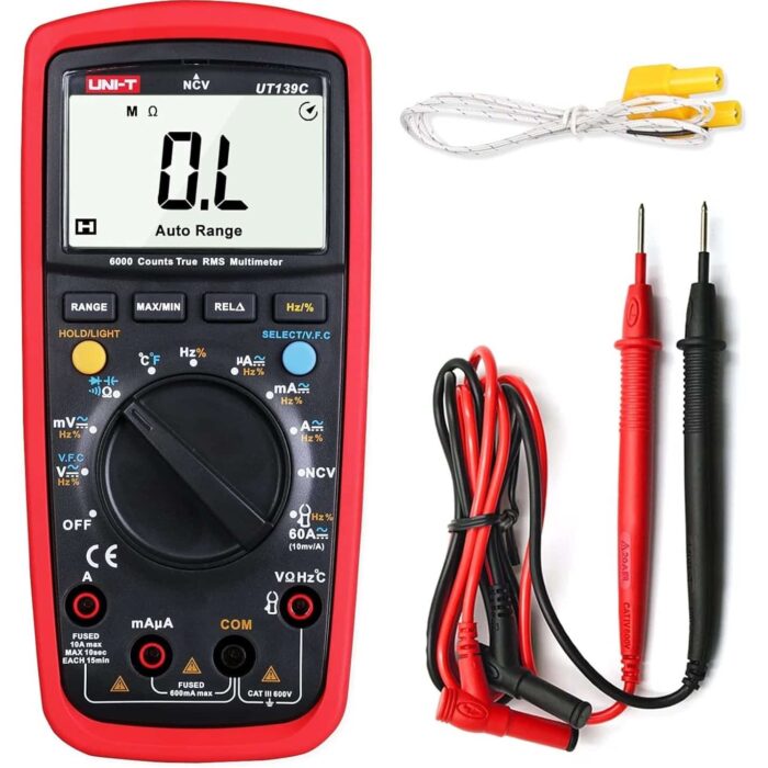 مولتی متر دیجیتال یونیتی مدل UT139C | True RMS حرفه ای