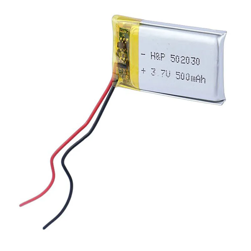 بسته 10 عددی باتری لیتیومی 500mAh 4*18*30mm 502030