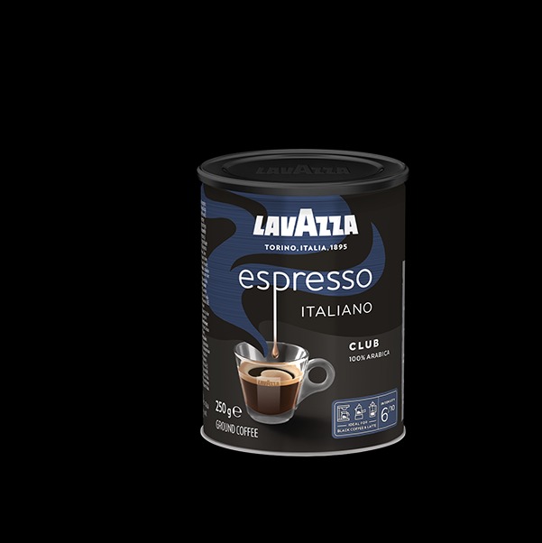 پودر قهوه لاوازا اسپرسو ایتالیانو کلاب 250 گرم فلزی - LAVAZZA ESPRESSO CLUB