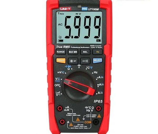 مولتی متر دیجیتال یونیتی مدل UT195M