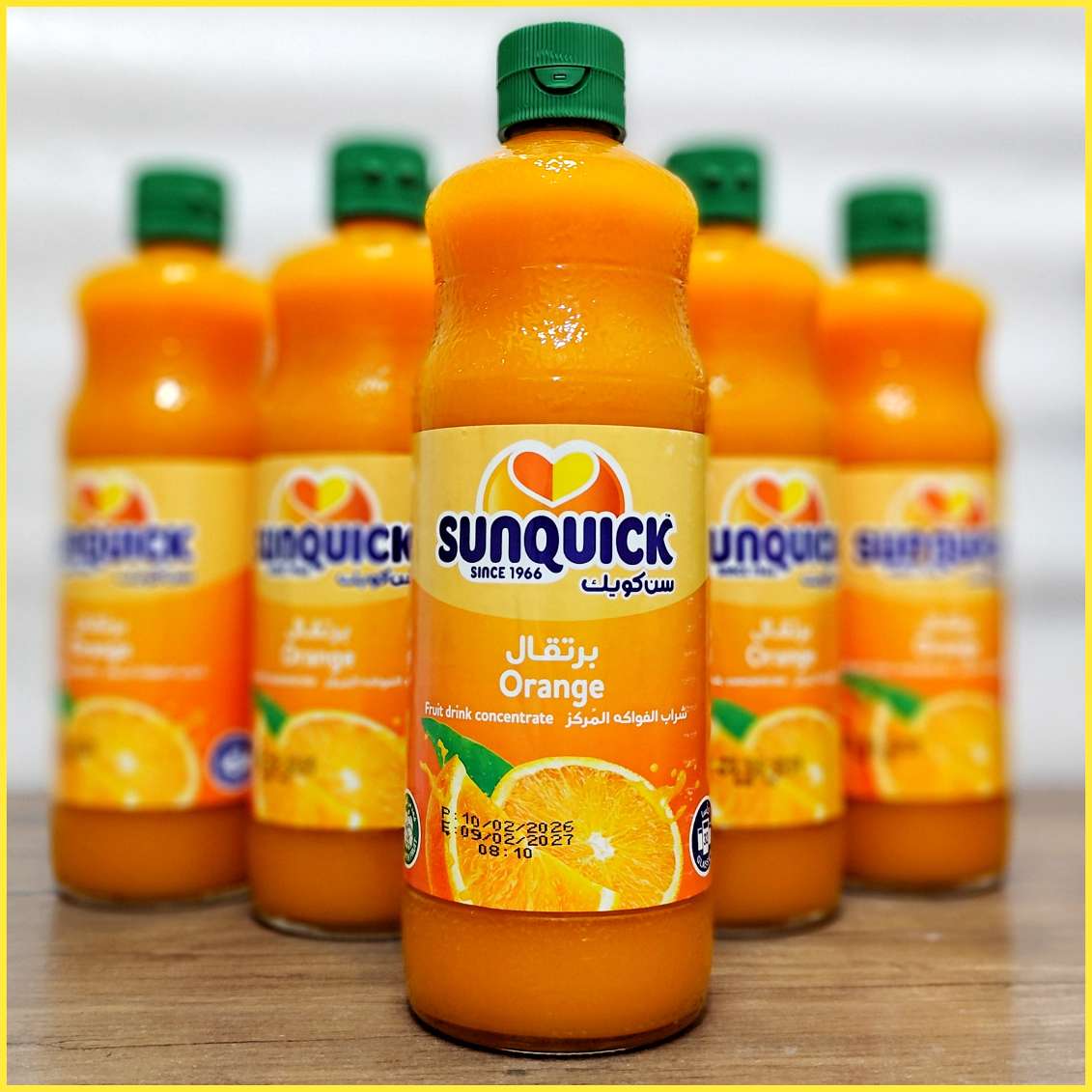 سانکوییک پرتقال 840 میلی لیتر | Sunquick Orange Fruit Drink Concentrate 25٪ آبمیوه واقعی