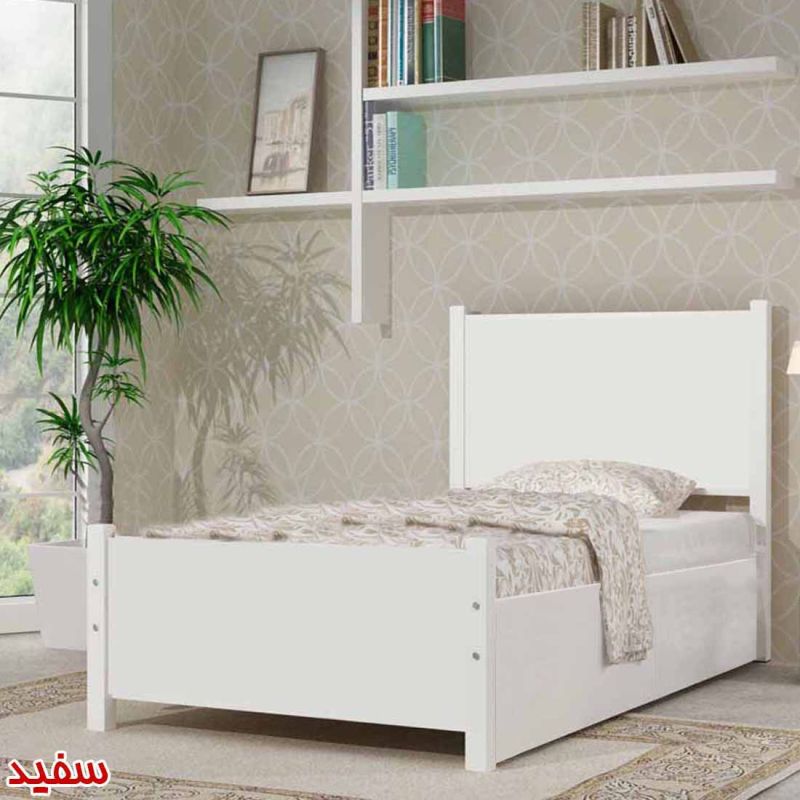 تخت خواب یک نفره کد BSP01 سایز 90x200 سانتیمتر
