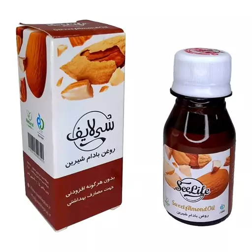 روغن بادام شیرین سی لایف (دارای سیب سلامت) 60 گرم محیا