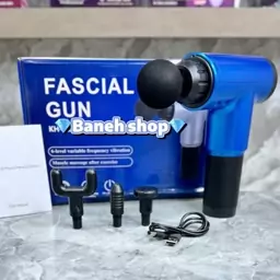 ماساژور فاسیال قدرتیFASCIAL Gun مدل 320 ارتعاش فرکانس متغیر 6 سطحی ماساژ عضلات بعد از ورزش تنظیم سطح قدرت متناسب با اعضا