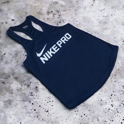 رکابی بدنسازی حرفه ای مدل NIKE PRO رنگ سرمه ای 