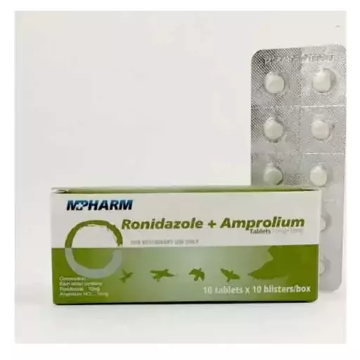 قرص Ronidazol پرندگان کوزیمو 