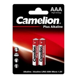 باطری نیم قلم آلکالاین CAMELION PLUS بسته 2 عددی