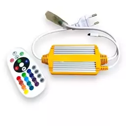 ریموت کنترل ریسه شلنگی هفت رنگ RGB مدل 100 متری فلزی