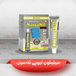 چسب آکواریوم سیلیکونی سناسیل تیوپی حجم 30 میلی لیتر SANASILL