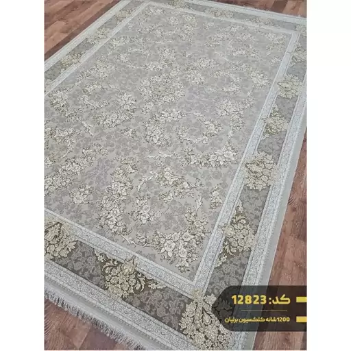 فرش ماشینی کاشان1200شانه تراکم3600سایز6متری کد12823(باارسال رایگان)