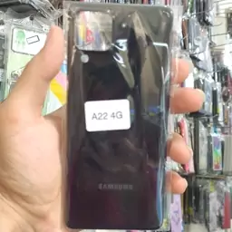 درب پشت گوشی سامسونگ A22 4G مشکی درجه یک