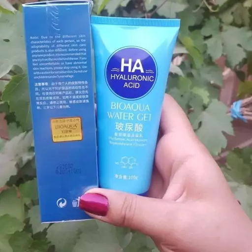 فوم شستشو ی صورت هیالورونیک اسید اچ آ بیوآکوا مدل HA BIOAQUA Hyaluronic acid water ge 