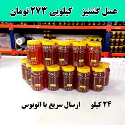 عسل گشنیز عمده کیلویی 323 تومن(24کیلو در ظرف های یک کیلویی ) ارسال با اتوبوس