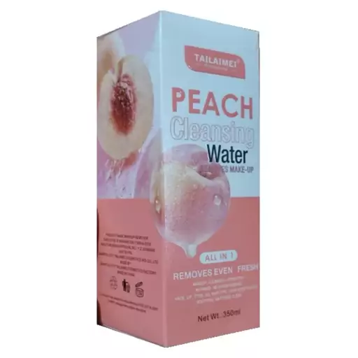 محلول دوفاز پاک کننده ارایش صورت تایلامی مدل pEACH حجم 350 میلی لیتر