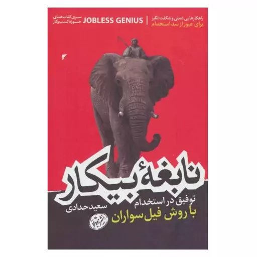 کتاب نابغه بیکار (توفیق در استخدام با روش فیل سواران) اثر  سعید حدادی انتشارات هورمزد 