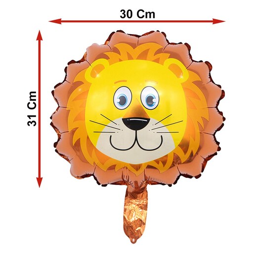 بادکنک فویلی سر حیوان های جنگل و دوستان مینی مجموعه 5 عددی کد DB20