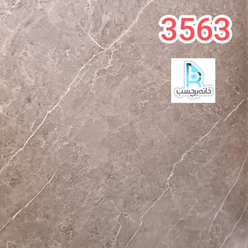 برچسب کابینت طرح سنگ نیمه براق ضخیم طوس رگه سفید کد 3563