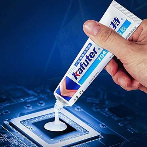 چسب سیلیکون کافوتر KAFUTER K-704 تیوبی پمادی 45 گرمی Silicone Thermal Paste