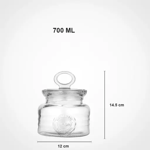 بانکه روستیک شیشه ای 700 میلی لیتر