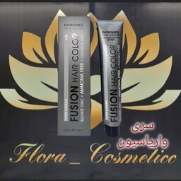 رنگ موی بدون آمونیاک کاترومر پلاس KATROMER PLUS سری رنگ های واریاسیون مناسب موهای کراتین شده ( 100 ML )