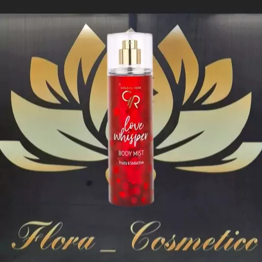 بادی میست و خوشبو کننده بدن گلدن رز مدل ( LOVE WHISPER ) ( 200 ML )    