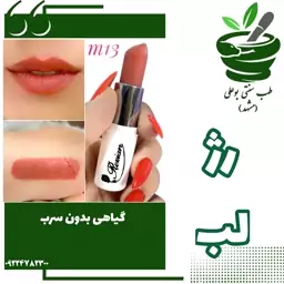 رژ لب گیاهی بدون سرب کد m13