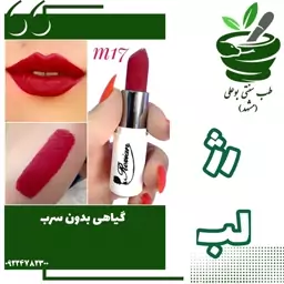 رژ لب گیاهی بدون سرب M17