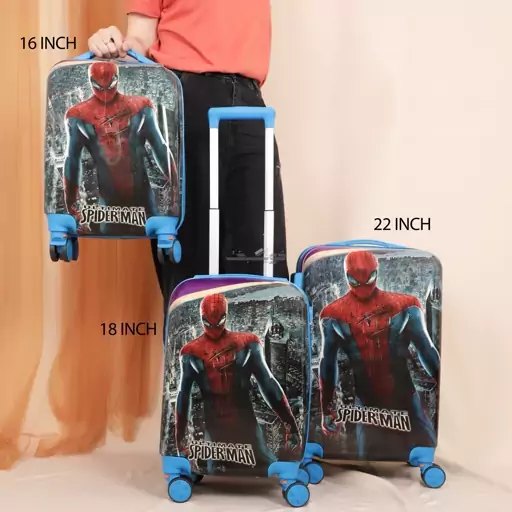 چمدان کودک پسرانه 18اینچspider man