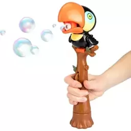 اسباب بازی حباب ساز موزیکال مدل طوطی bubble bird music light toy