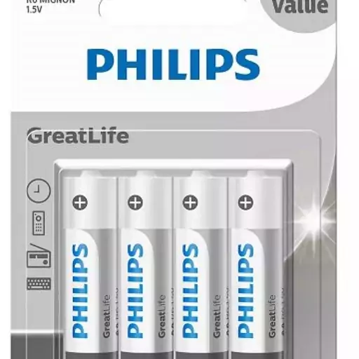 باتری قلم و نیم قلم مدل گریت لایف PHILIPS