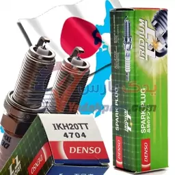 شمع ایریدیم TT پایه بلند برند دنسو Denso (بسته4عددی)