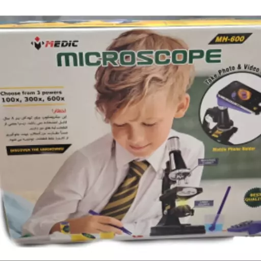 میکروسکوپ مدیک با پایه موبایل مدل Medic Microscope MH-600