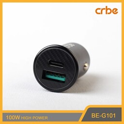 شارژر فندکی کربی مدل BE-G101 100W مشکی گارانتی 12 ماهه