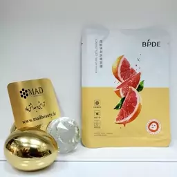 ماسک ورقه ایی اصلس مخصوص فشیال،پاکسازی و جوانسازی پوست،پرتقال خونی  GRAPERUIT FRESH MASK