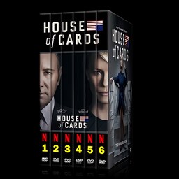 سریال خانه پوشالی ( House of Cards ) 6 فصل ( پک فیزیکی )
