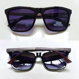 عینک آفتابی  مردانه (uv400 و پولاریزه ) مارک police رنگ مشکی 
