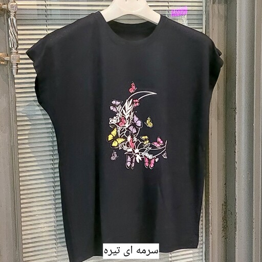 تاپ استین افتاده سایز 2XL.3XL سبک و راحت