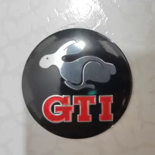 برچسب رینگ مدل GTI لوگو آرم رینگ اسپرت مدل gti