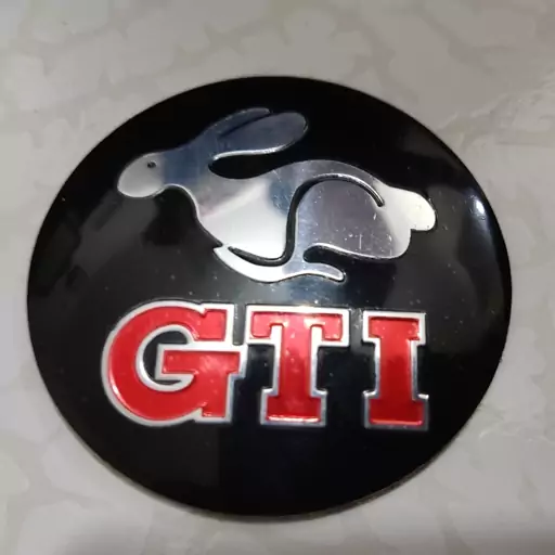 برچسب رینگ مدل GTI لوگو آرم رینگ اسپرت مدل gti