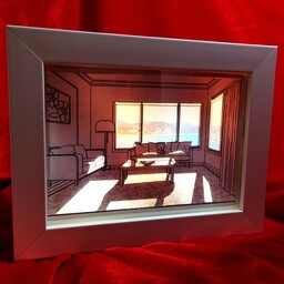 تابلو سه بعدی چراغ دار فانتزی (photo light box)