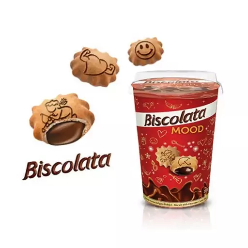 بیسکوییت با مغز کارامل ماکیاتو بیسکولاتا لیوانی (biscolata) 125 گرم