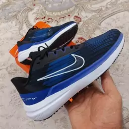 کفش رانینگ و پیاده روی نایک زوم مستر کوالیتی ویتنامی  آبی ابی سورمه ای  nike air zoom  وینفلو 