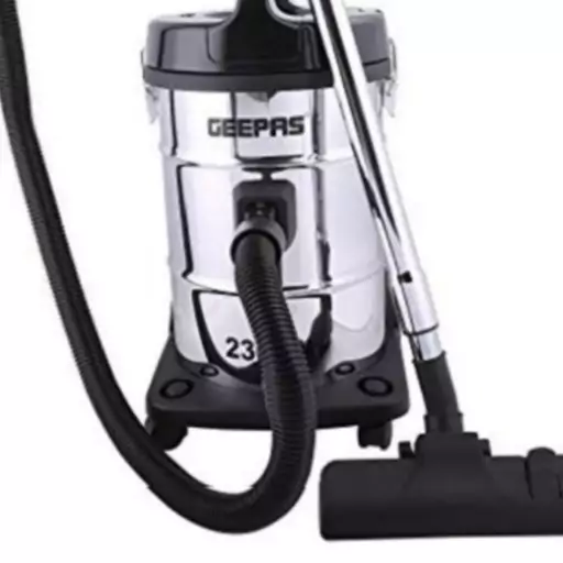 جارو برقی سطلی جیپاس مدلGVC2597 ا Geepas Drum GVC2597 Vacuum Cleaner 23 l 2300 W Silver