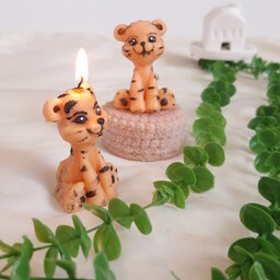 پک 20عدی گیفت شمع ببر مخصوص جشن تولد تم حیوانات و مهدها و مدارس